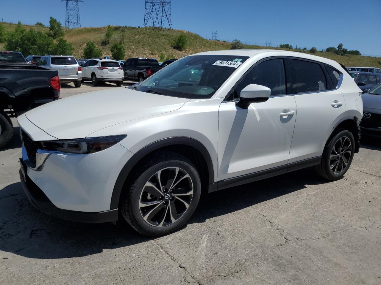 2022 MAZDA CX-5 PREMIUM VIN:JM3KFBDM6N0606059