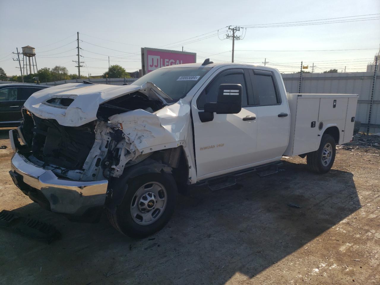 2022 CHEVROLET SILVERADO C2500 HEAVY DUTY VIN:1GB2WLE7XNF142122