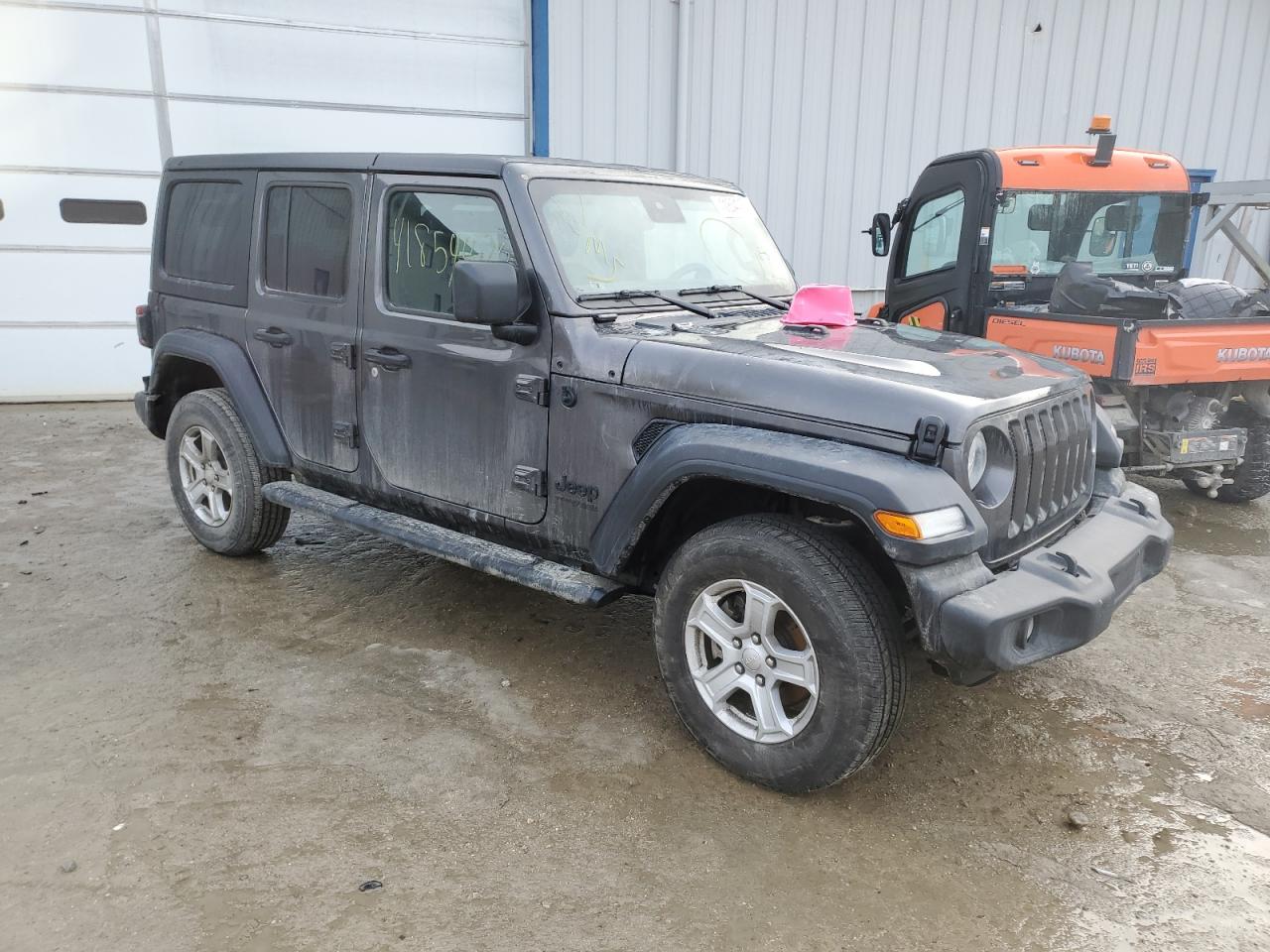 2022 JEEP WRANGLER UNLIMITED SPORT VIN:1C4HJXDN4NW160224