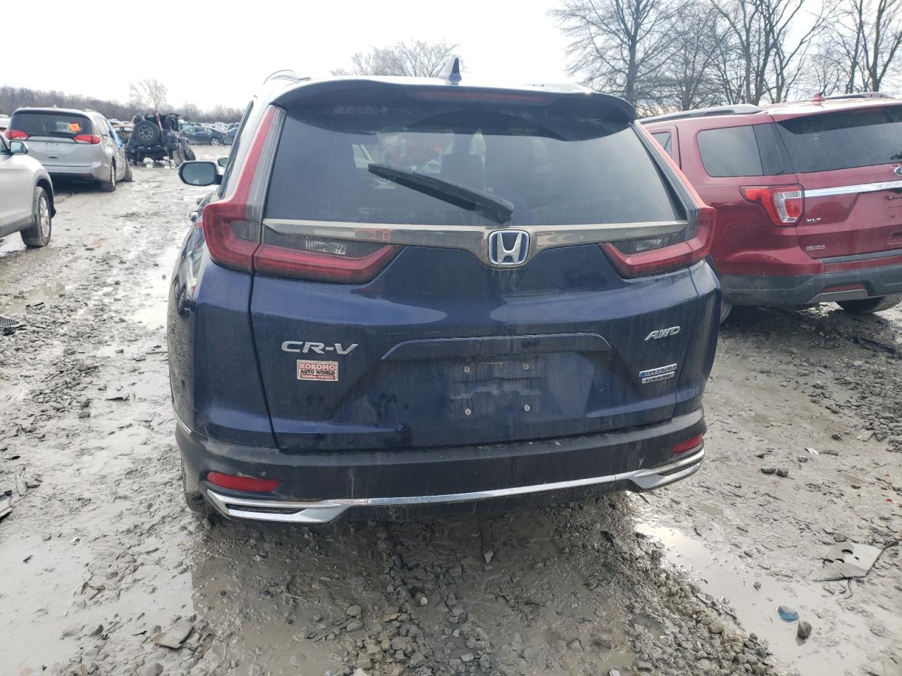 2022 HONDA CR-V TOURING VIN:5J6RT6H98NL016712