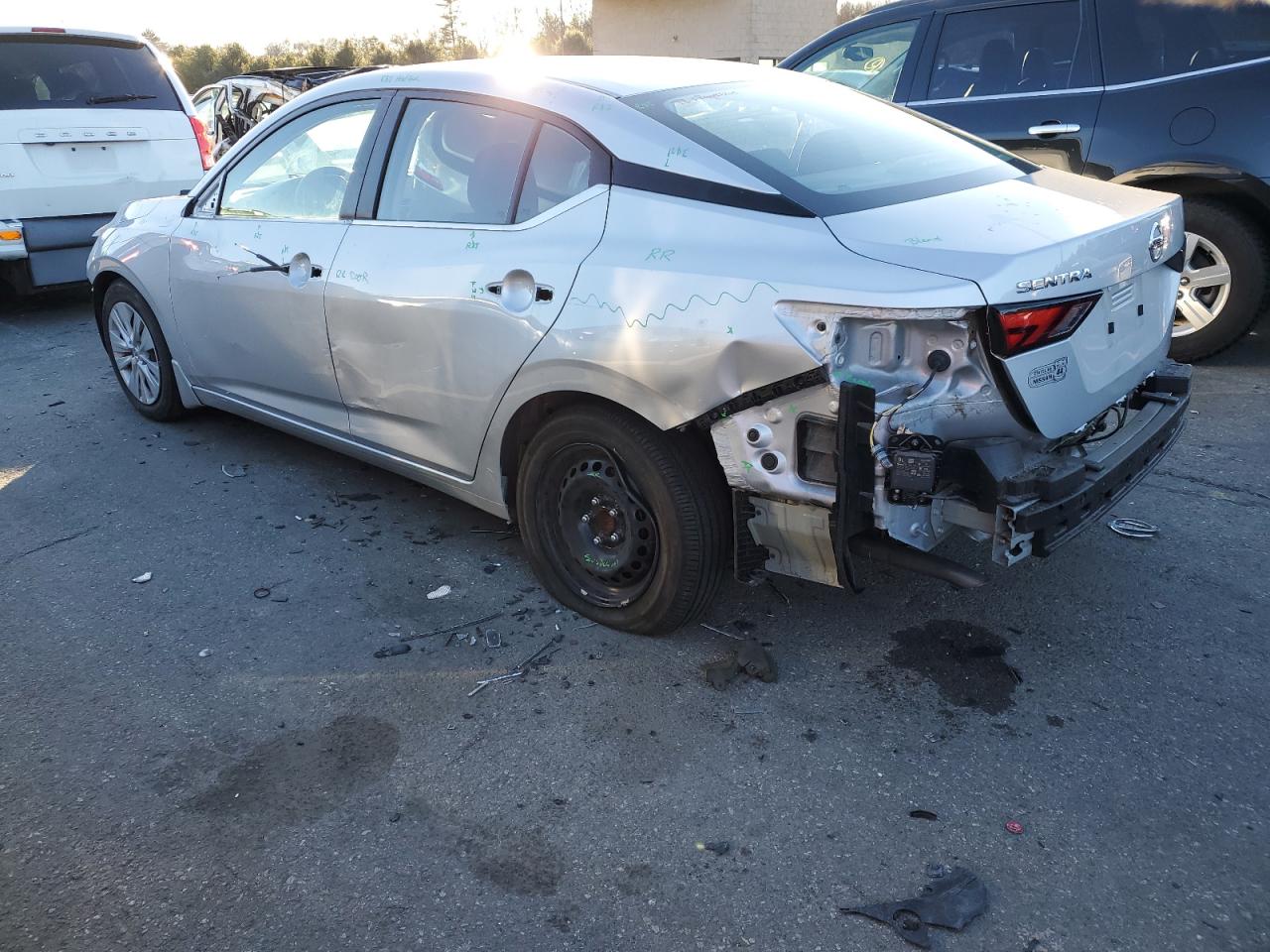 2022 NISSAN SENTRA S VIN:3N1AB8BVXNY208652