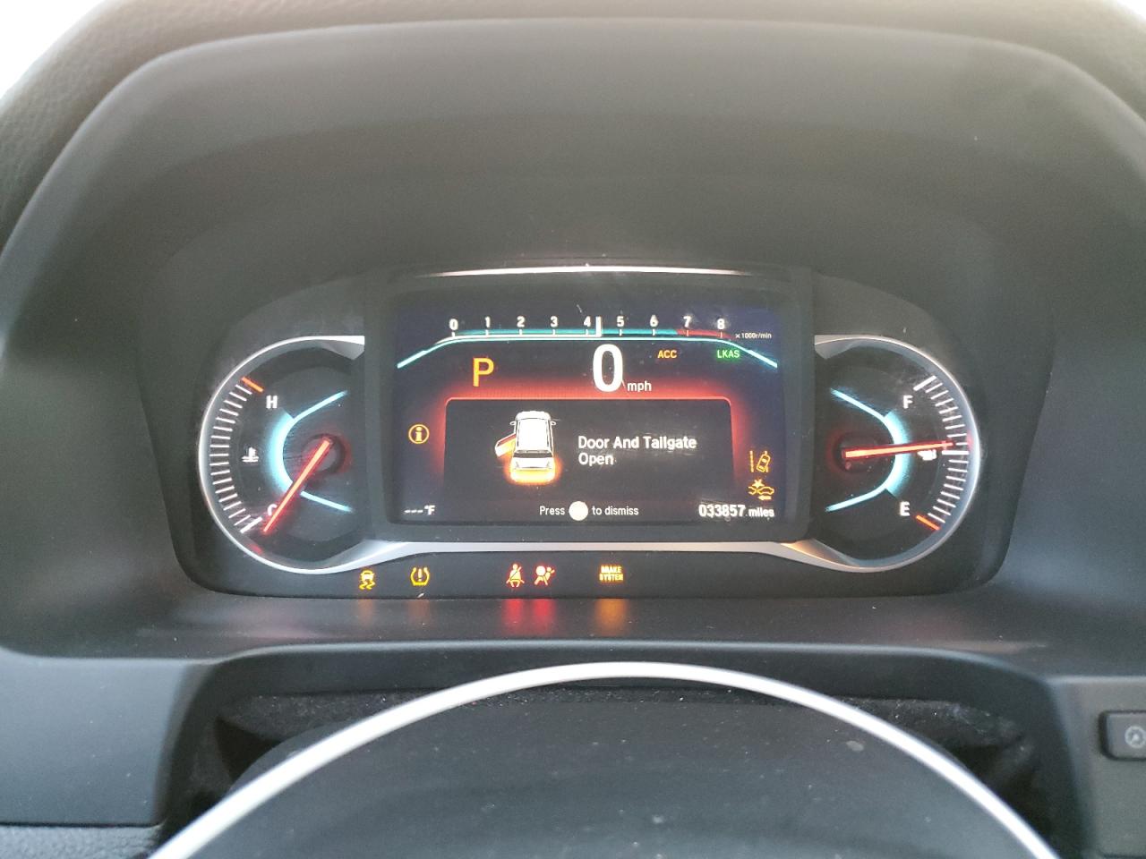 2022 HONDA PILOT TRAILSPORT VIN:5FNYF6H89NB091664