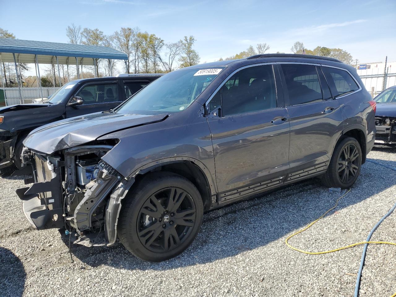 2022 HONDA PILOT SE VIN:5FNYF5H23NB023656