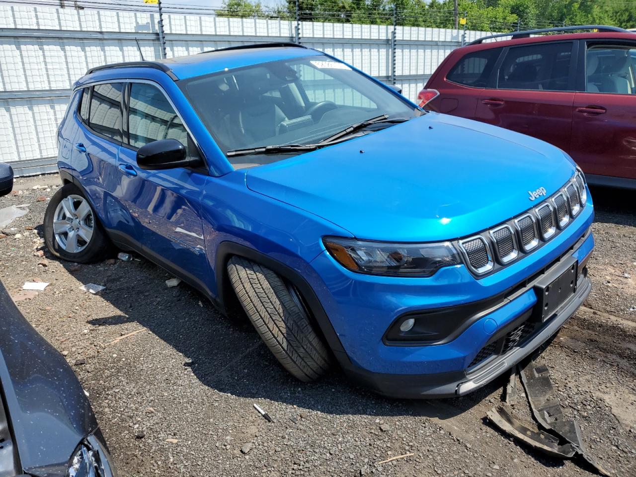 2022 JEEP COMPASS LATITUDE VIN:3C4NJDBB7NT178314