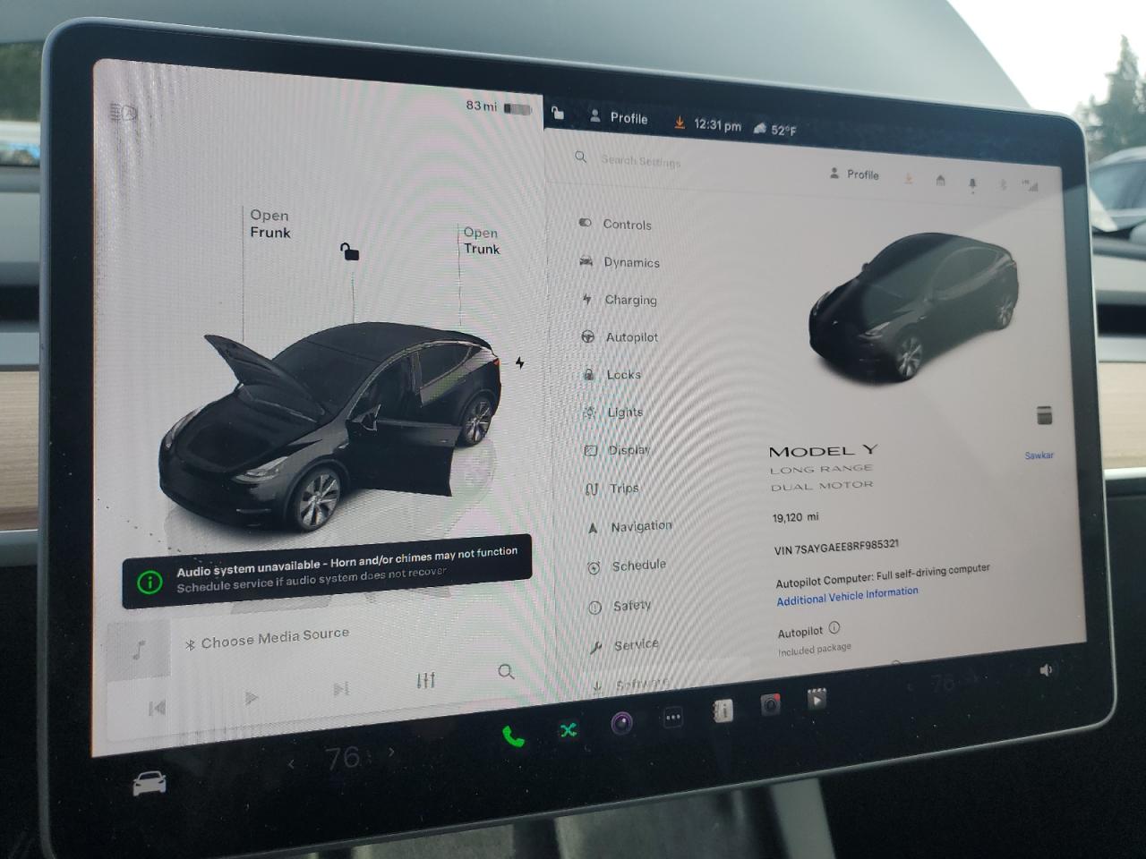 2024 TESLA MODEL Y  VIN:7SAYGAEE8RF985321