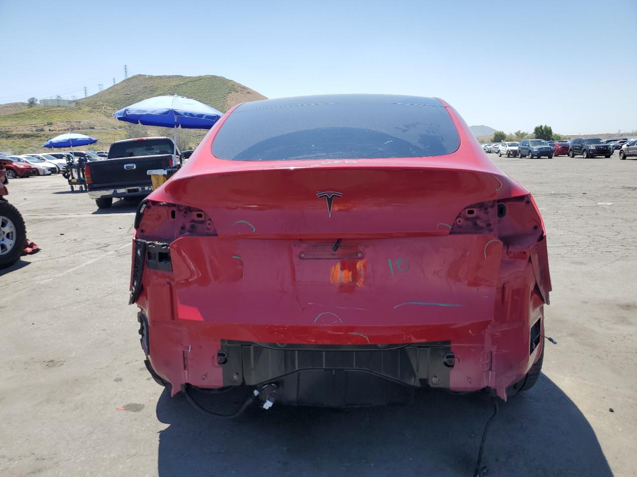 2022 TESLA MODEL Y  VIN:7SAYGDEFXNF354932