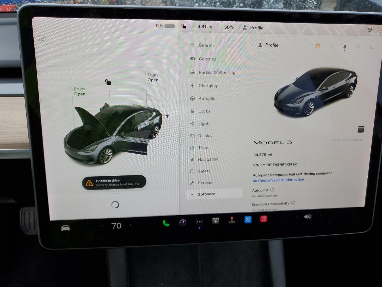 2022 TESLA MODEL 3  VIN:5YJ3E1EA5NF143492