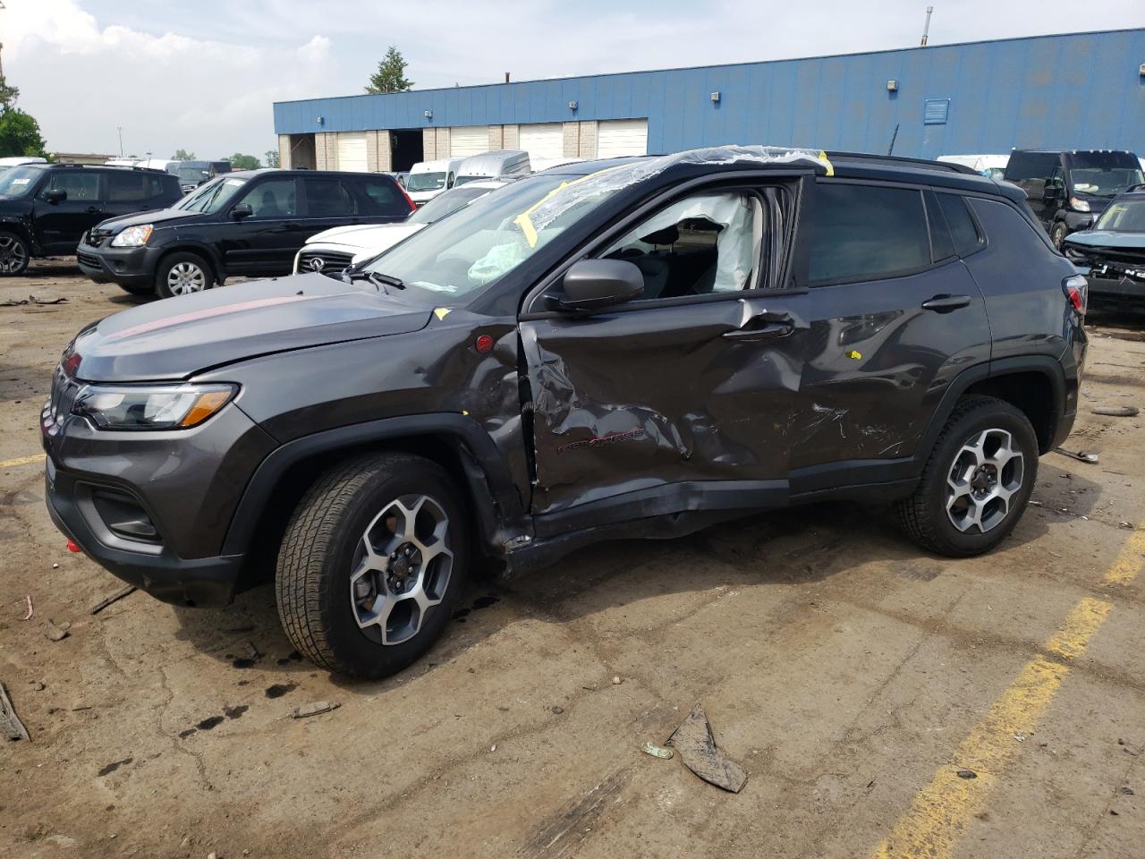 2022 JEEP COMPASS TRAILHAWK VIN:3C4NJDDB3NT192322