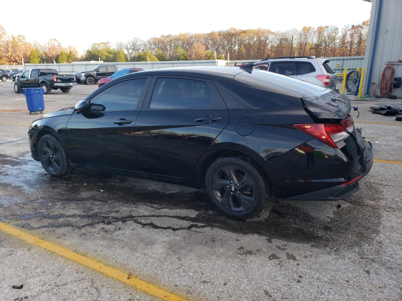 2022 HYUNDAI ELANTRA BLUE VIN:KMHLM4AJ2NU030175
