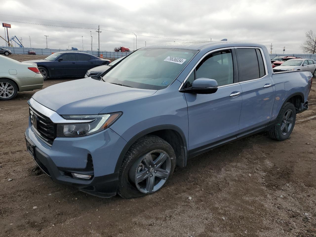 2023 HONDA RIDGELINE RTL-E VIN:5FPYK3F73PB030731