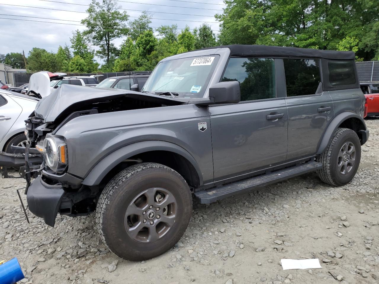 2022 FORD BRONCO BASE VIN:1FMDE5BH7NLB40969