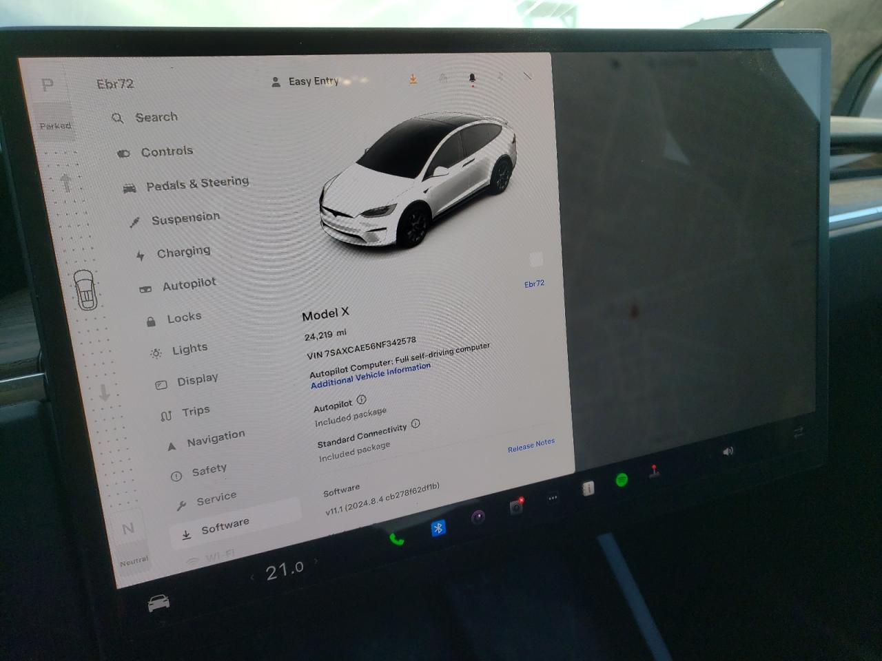 2022 TESLA MODEL X  VIN:7SAXCAE56NF342578