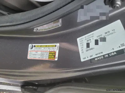 2019 Honda Odyssey 872KM5KBRL6880KB6 VIN:872KM5KBRL6880KB6