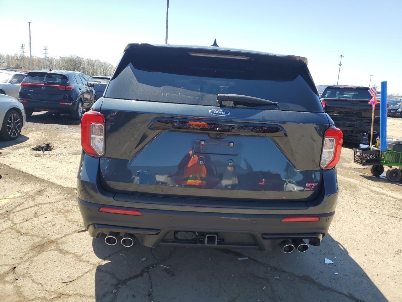 2022 FORD EXPLORER ST VIN:1FM5K8GC1NGA88470