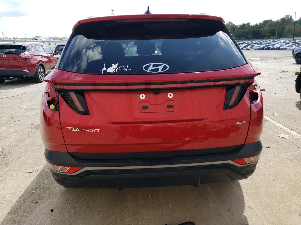 2022 HYUNDAI TUCSON SEL VIN:5NMJBCAE8NH031479