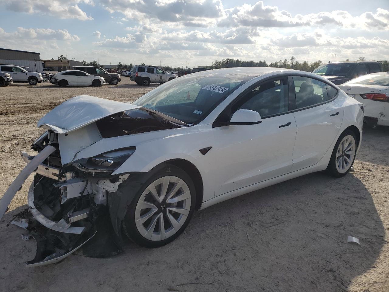 2022 TESLA MODEL 3 VIN:5YJ3E1EA9NF310713