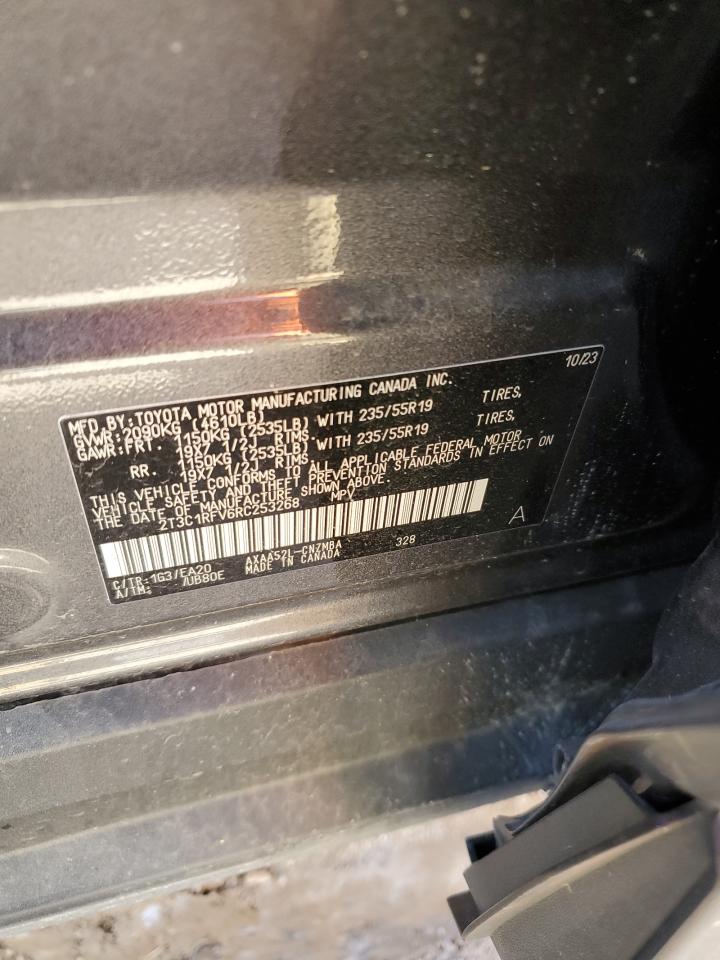 2024 TOYOTA RAV4 XLE PREMIUM VIN:2T3C1RFV6RC253268