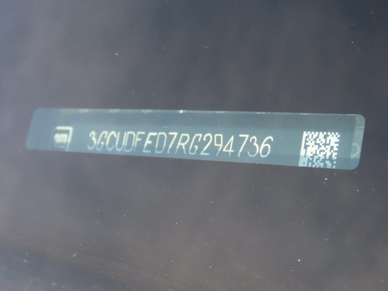 2024 CHEVROLET SILVERADO K1500 LT TRAIL BOSS VIN:3GCUDFED7RG294736