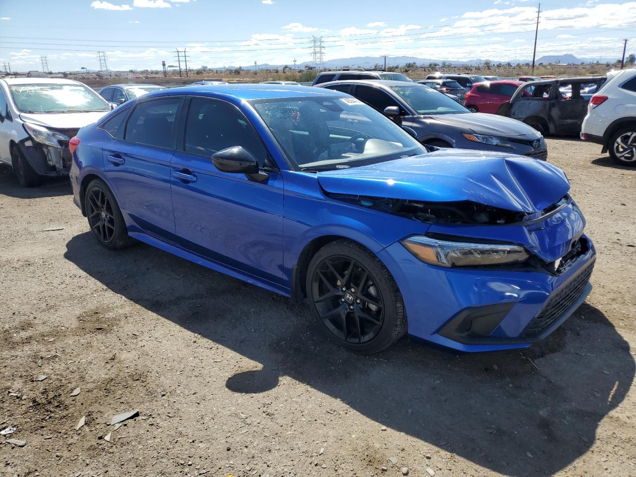 2022 HONDA CIVIC SPORT VIN:2HGFE2F56NH598058