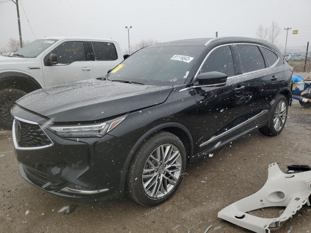 2023 ACURA MDX ADVANCE VIN:5J8YE1H88PL031155