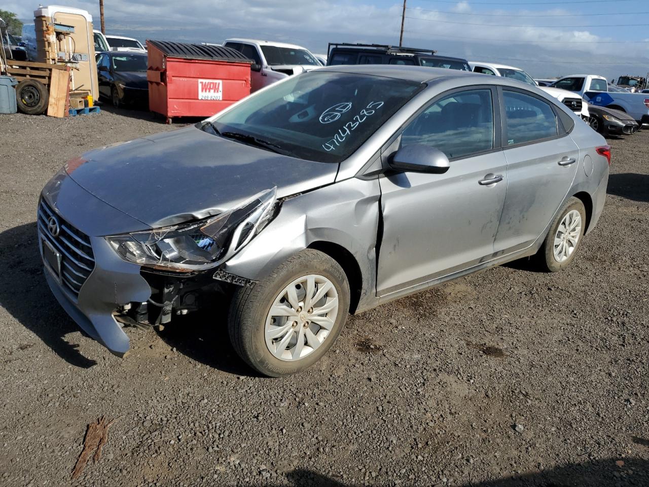 2022 HYUNDAI ACCENT SE VIN:3KPC24A6XNE176375