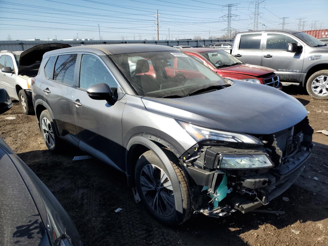 2022 NISSAN ROGUE SV VIN:5N1BT3BA4NC692742