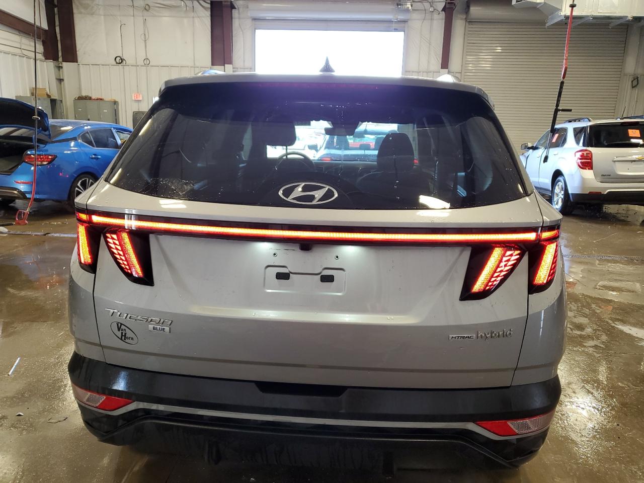 2022 HYUNDAI TUCSON BLUE VIN:KM8JBCA13NU045713