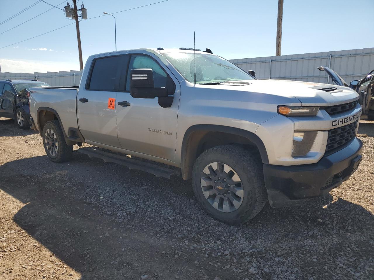 2022 CHEVROLET SILVERADO K2500 CUSTOM VIN:1GC4YME79NF123582