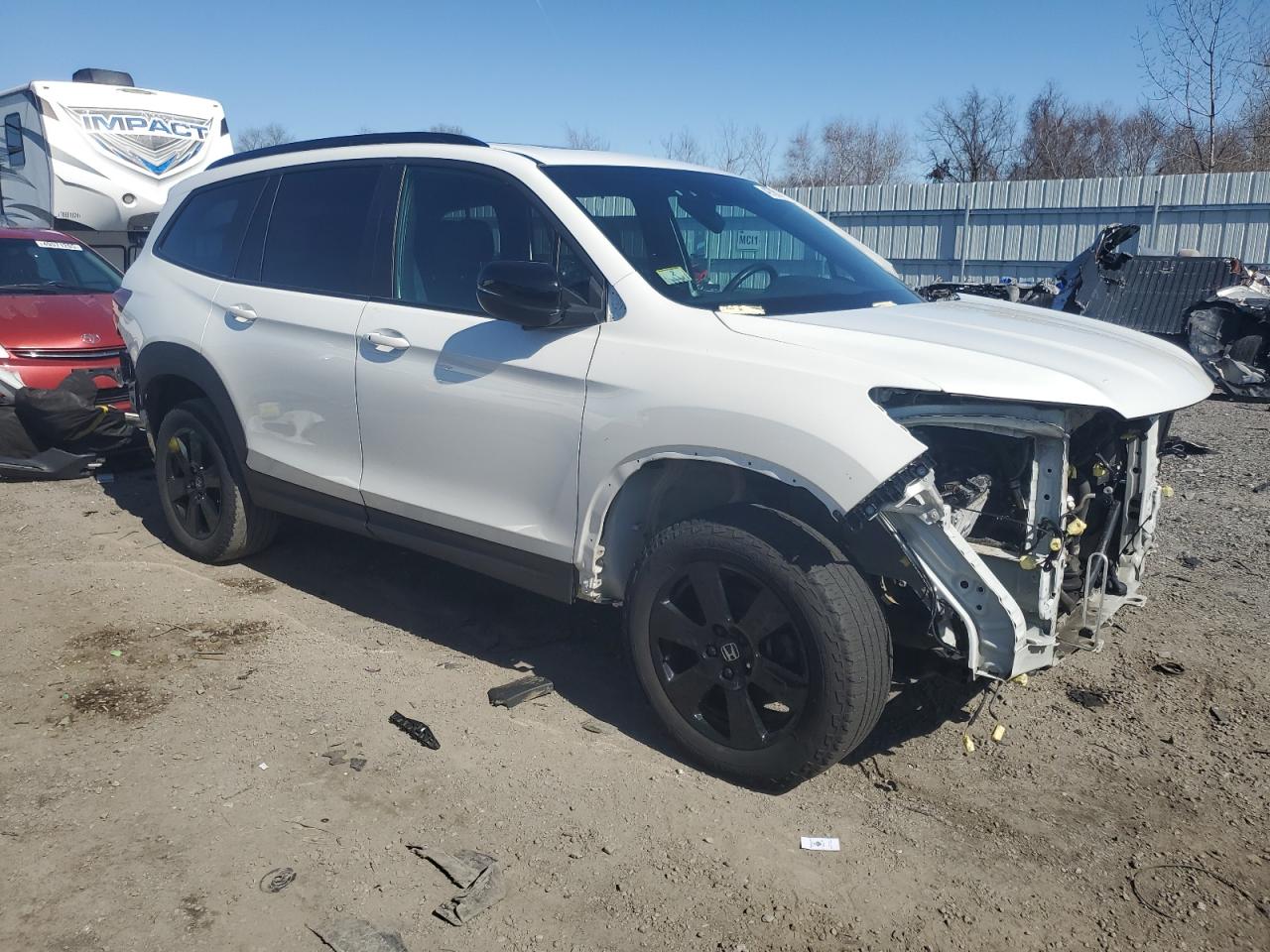 2022 HONDA PILOT TRAILSPORT VIN:5FNYF6H88NB030094