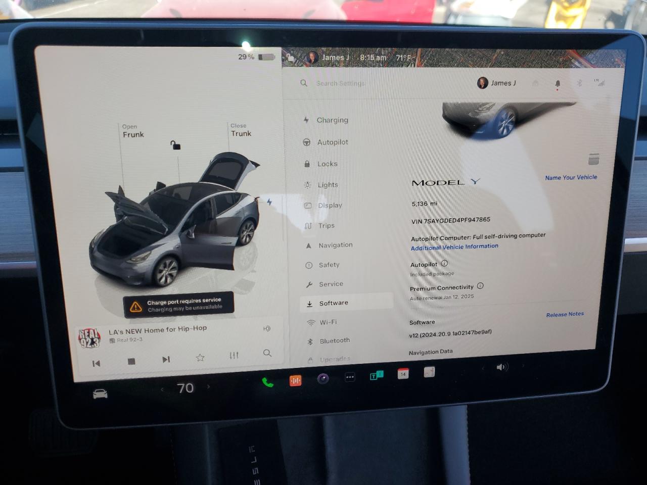 2023 TESLA MODEL Y  VIN:7SAYGDED4PF947865