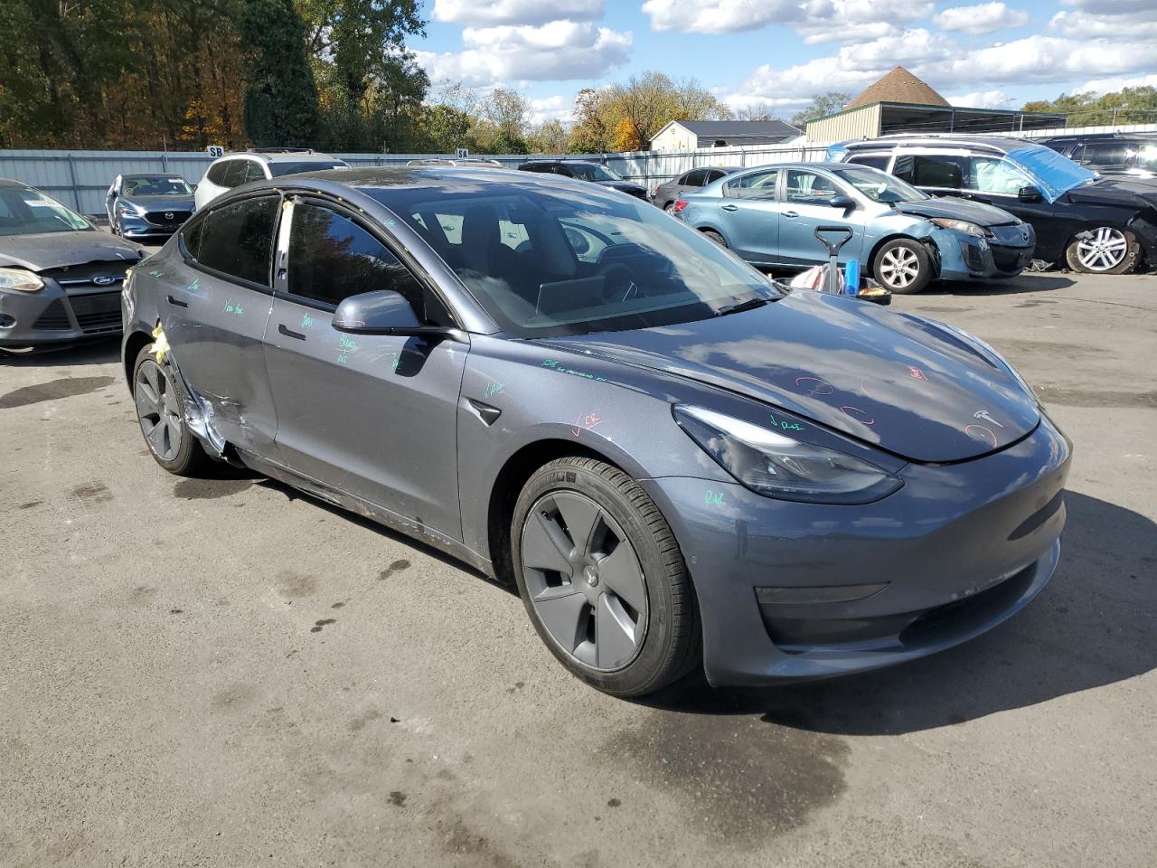 2022 TESLA MODEL 3  VIN:5YJ3E1EA6NF346651