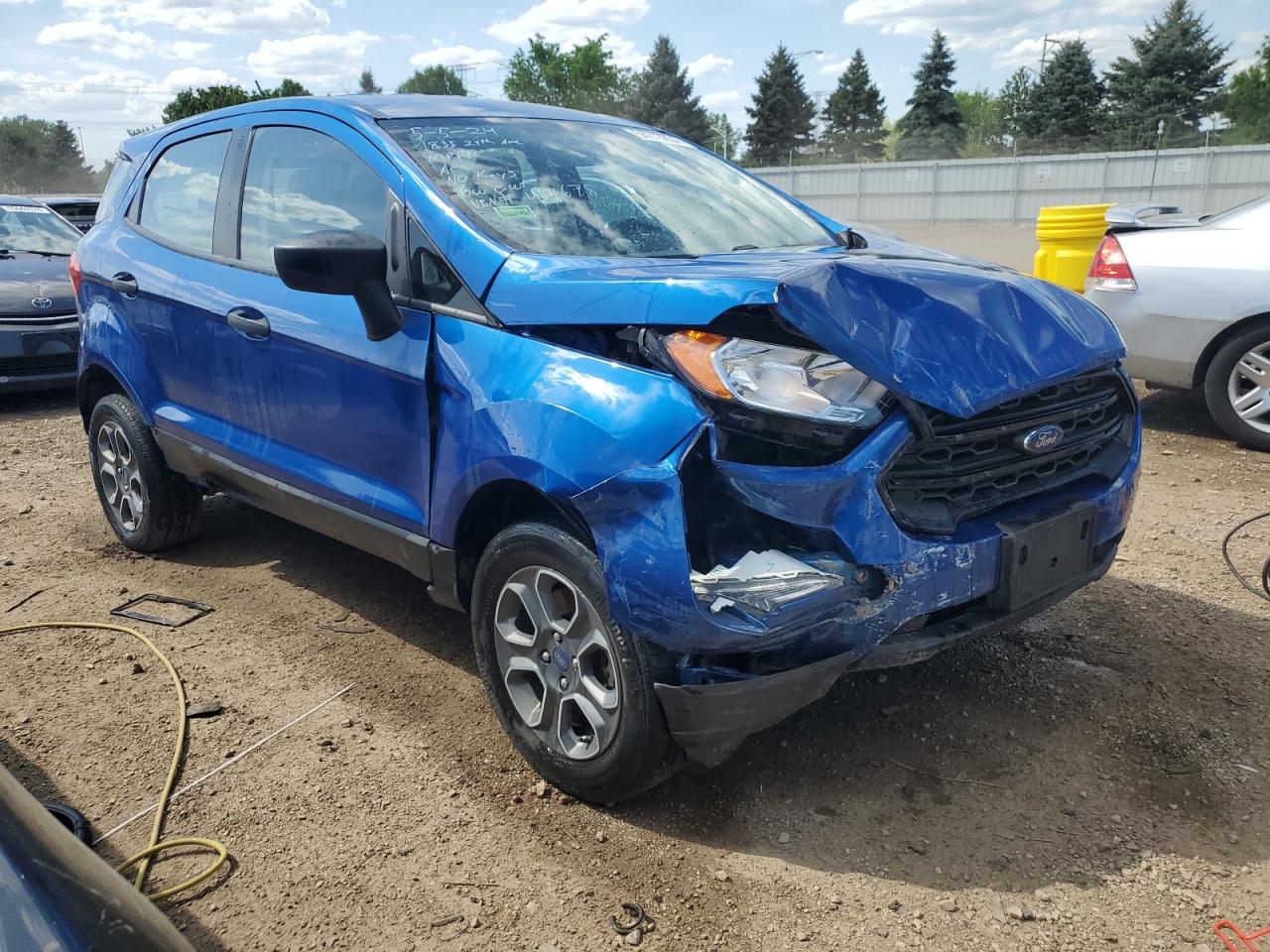 2022 FORD ECOSPORT S VIN:MAJ6S3FL0NC467678