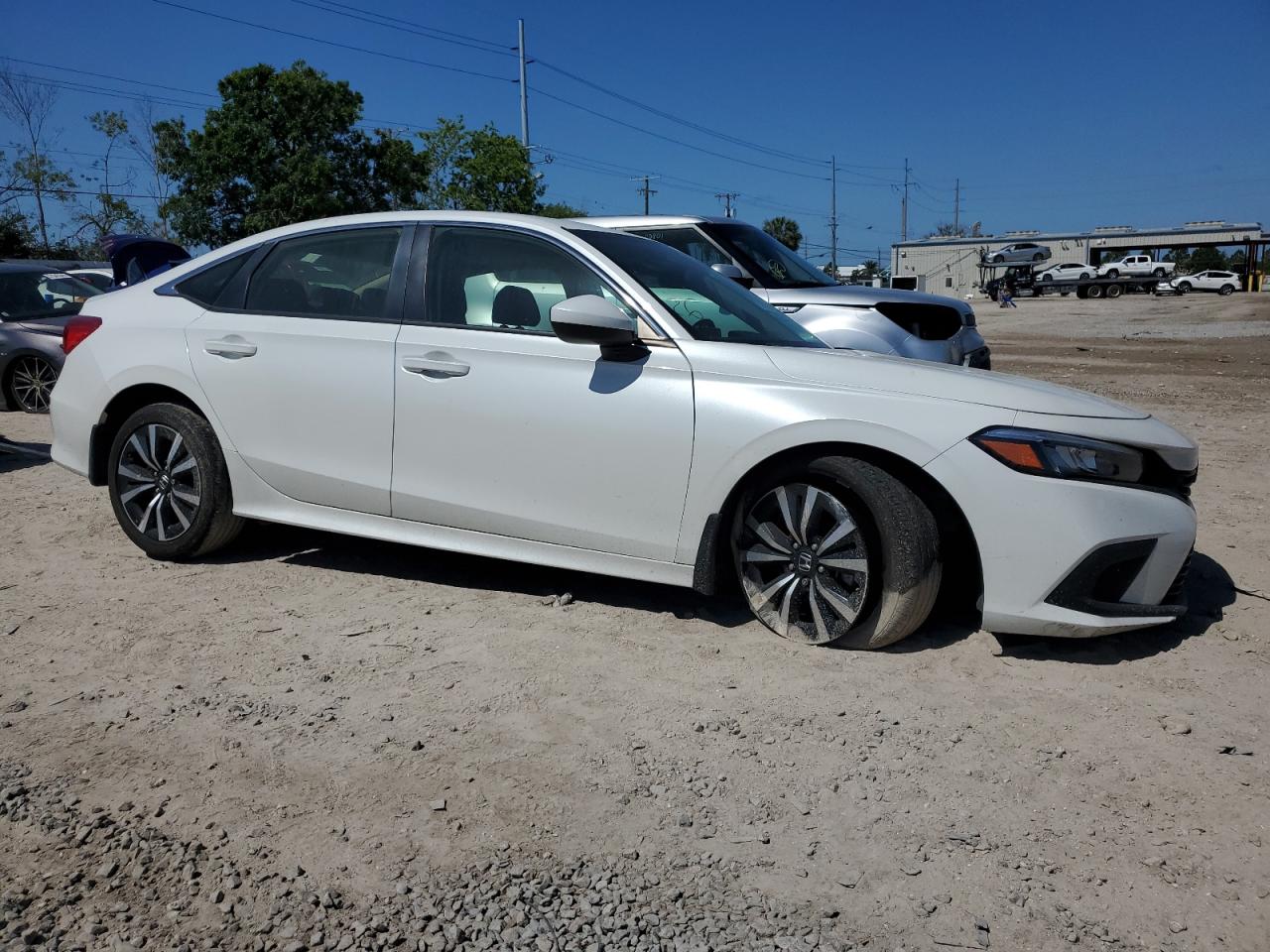 2022 HONDA CIVIC EX VIN:JHMFE1F75NX002832