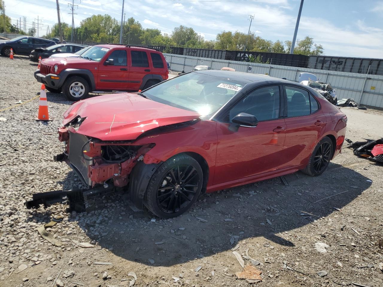 2022 TOYOTA CAMRY XSE VIN:4T1K61AK1NU003658