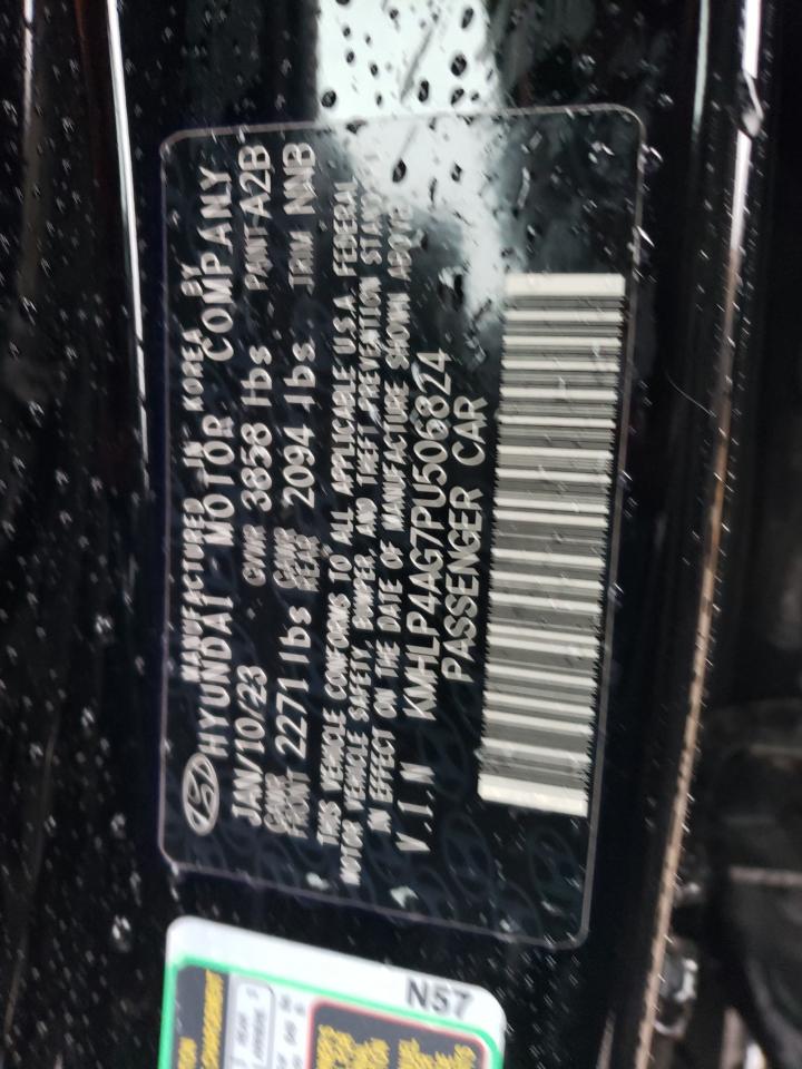 2023 HYUNDAI ELANTRA LIMITED VIN:KMHLP4AG7PU506824
