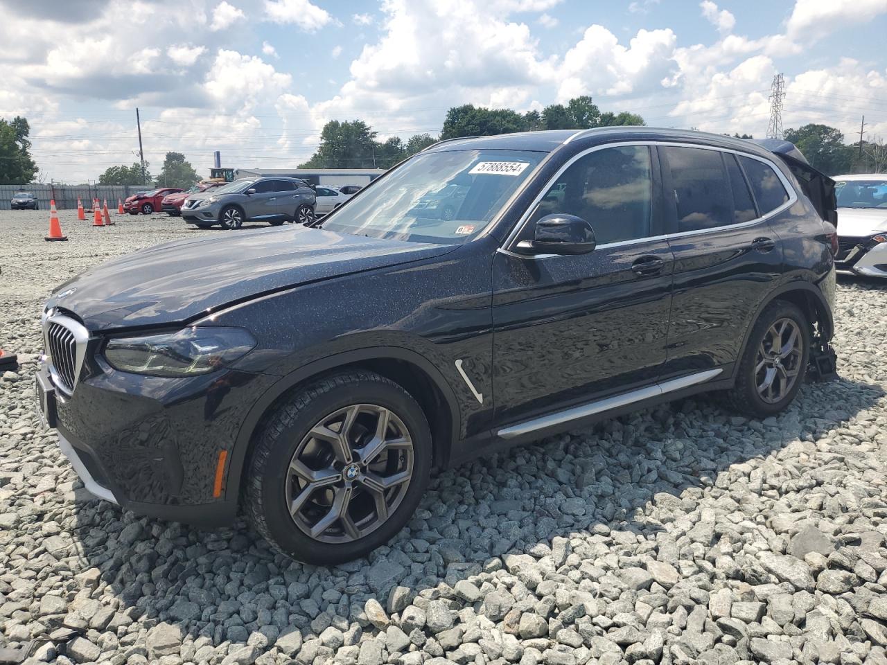 2022 BMW X3 XDRIVE30I VIN:5UX53DP01N9M04873