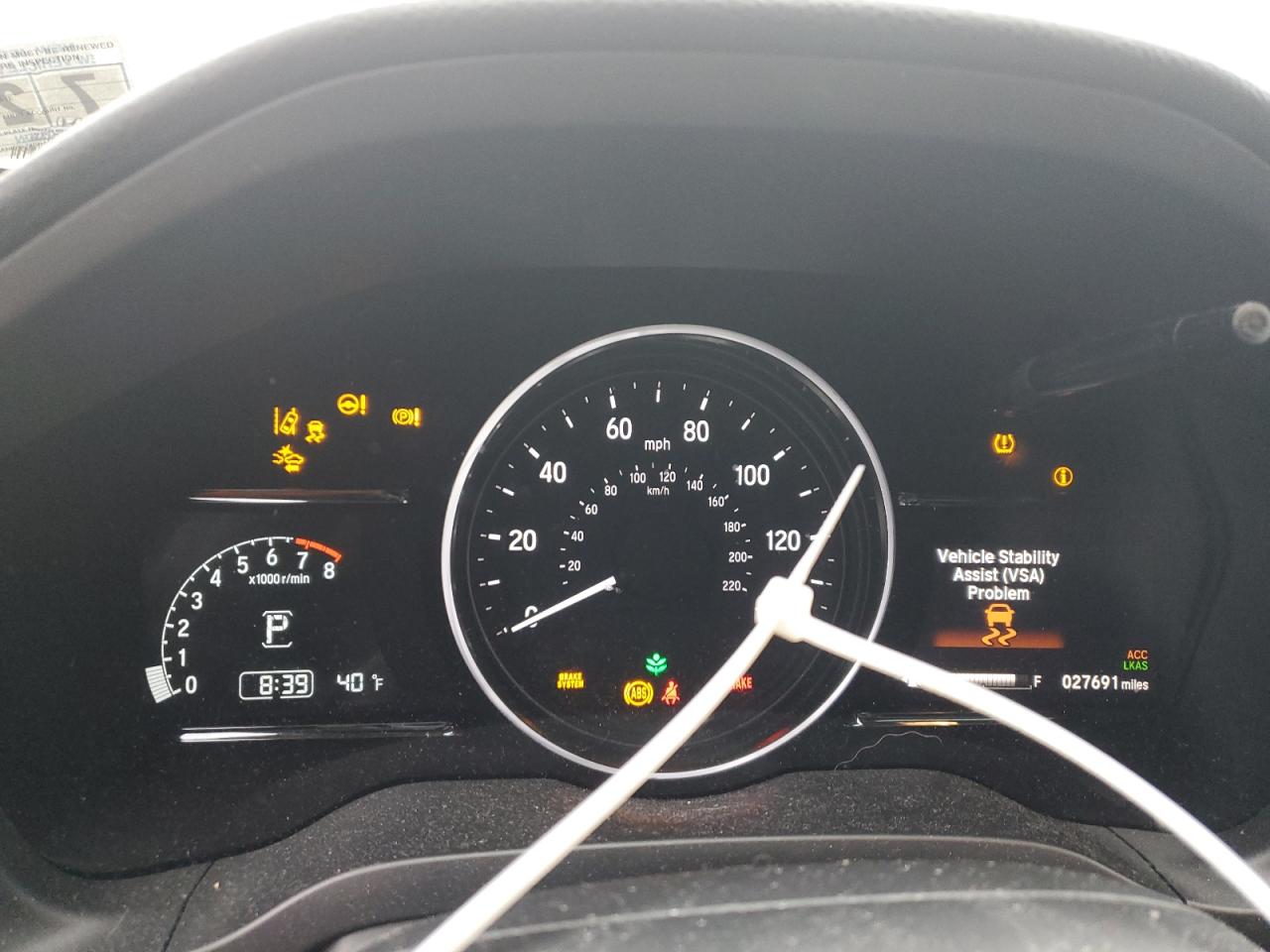 2022 HONDA HR-V EX VIN:3CZRU6H52NM749654