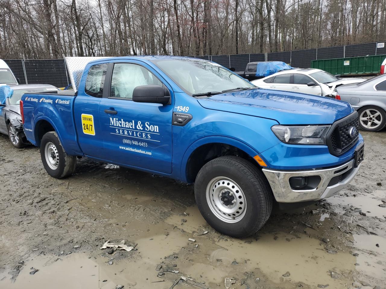 2022 FORD RANGER XL VIN:1FTER1EH9NLD25154