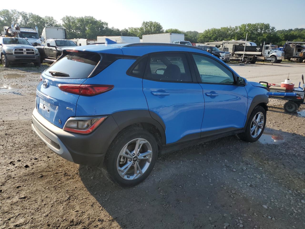 2022 HYUNDAI KONA SEL VIN:KM8K6CAB3NU803356