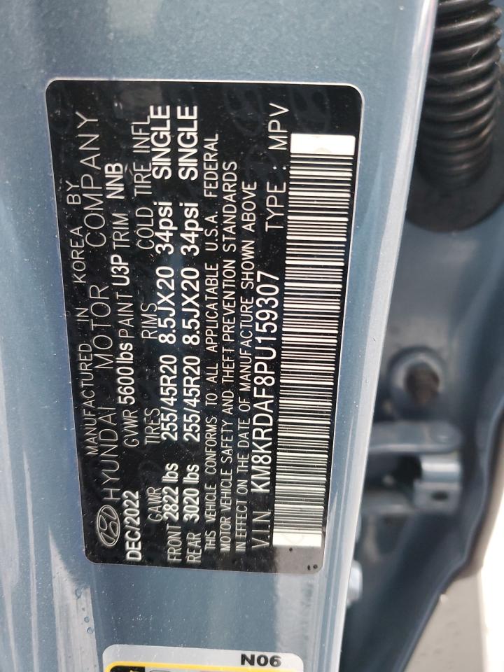 2023 HYUNDAI IONIQ 5 LIMITED VIN:KM8KRDAF8PU159307