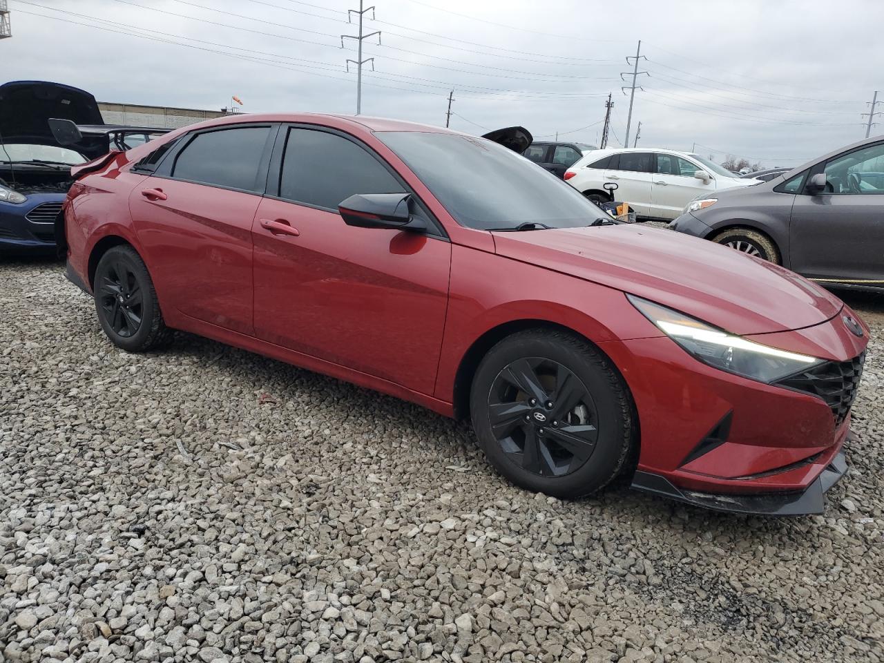 2022 HYUNDAI ELANTRA SEL VIN:KMHLS4AG4NU292533