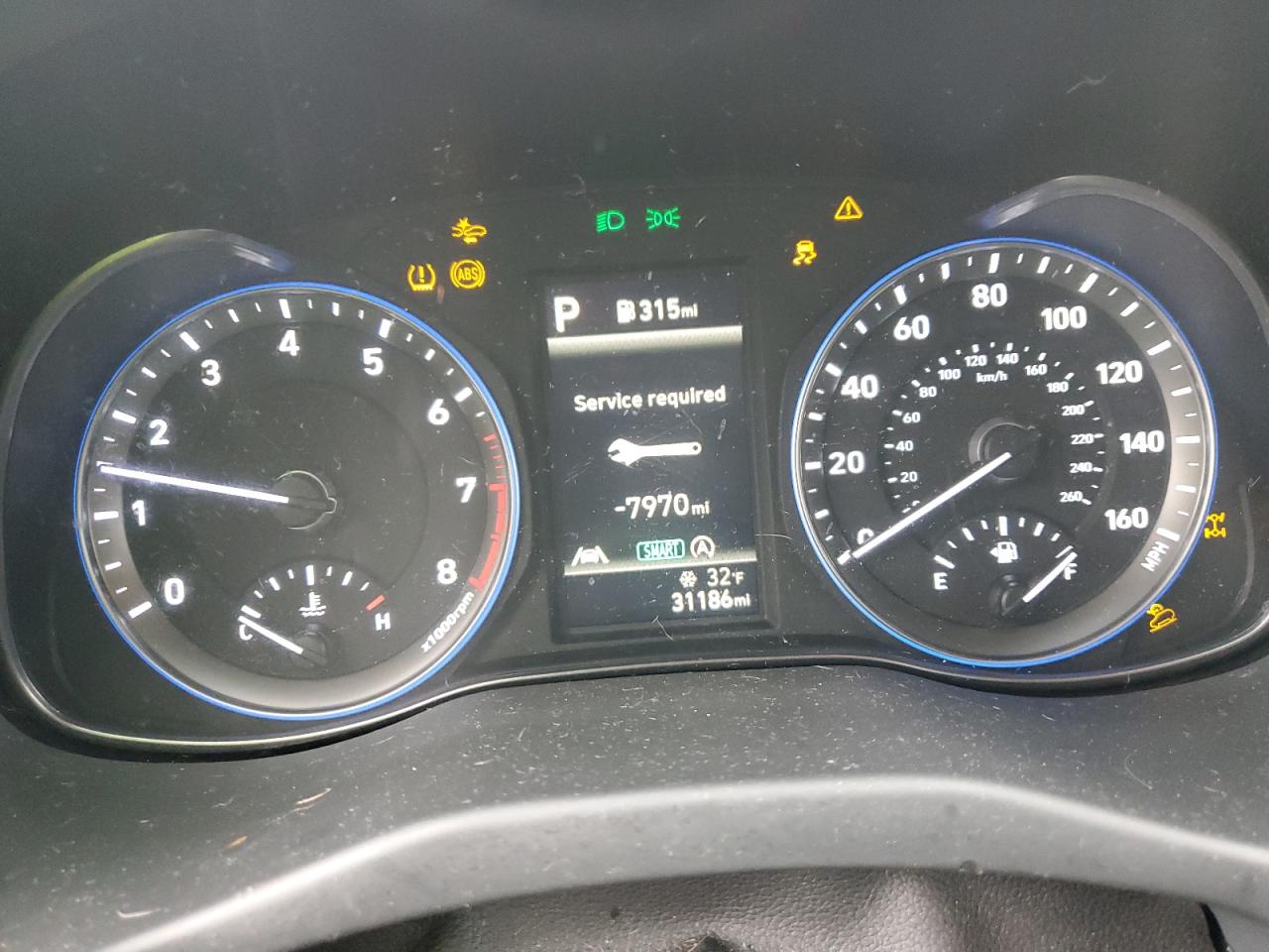 2022 HYUNDAI KONA SEL VIN:KM8K2CAB7NU879707
