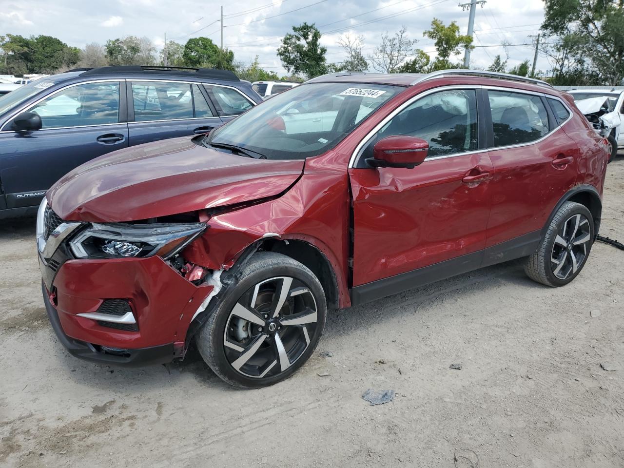 2022 NISSAN ROGUE SPORT SL VIN:JN1BJ1CV3NW349227