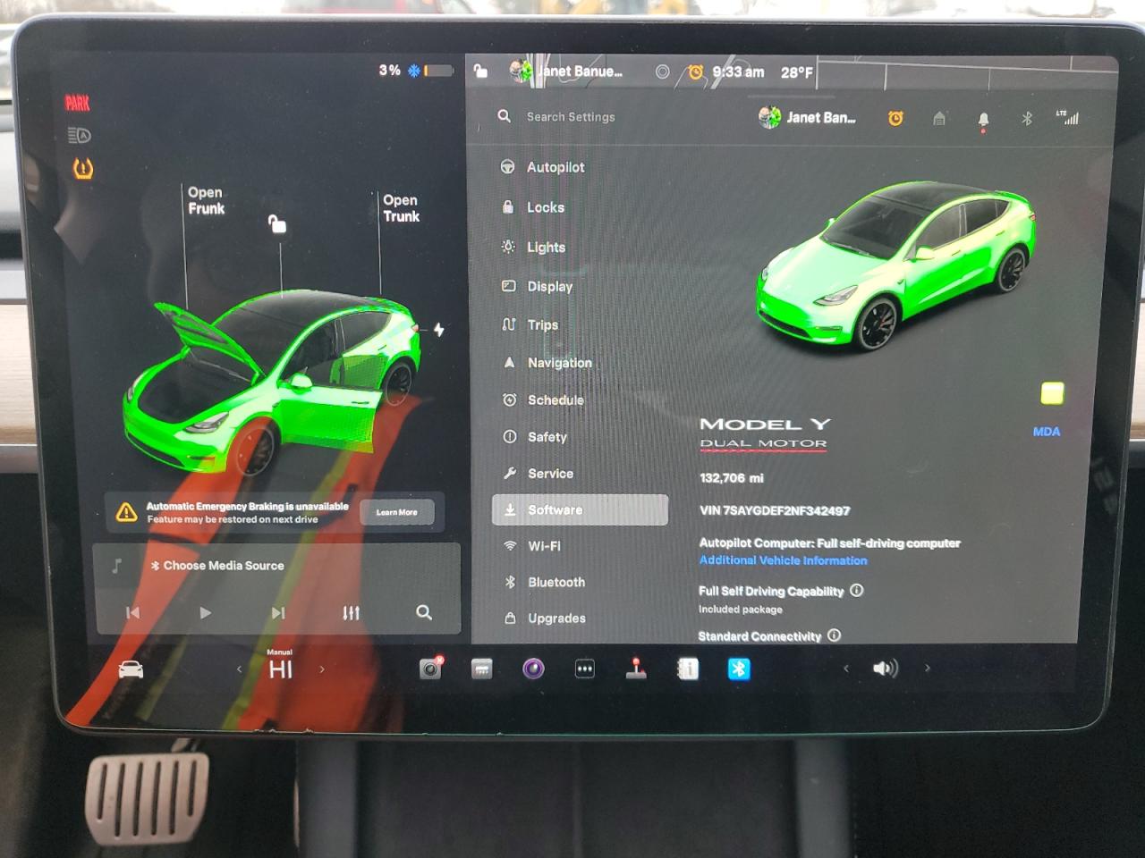 2022 TESLA MODEL Y  VIN:7SAYGDEF2NF342497