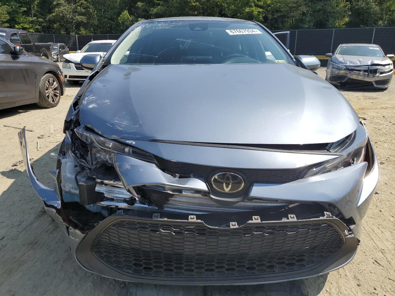 2022 TOYOTA COROLLA LE VIN:JTDEPMAE9NJ222136