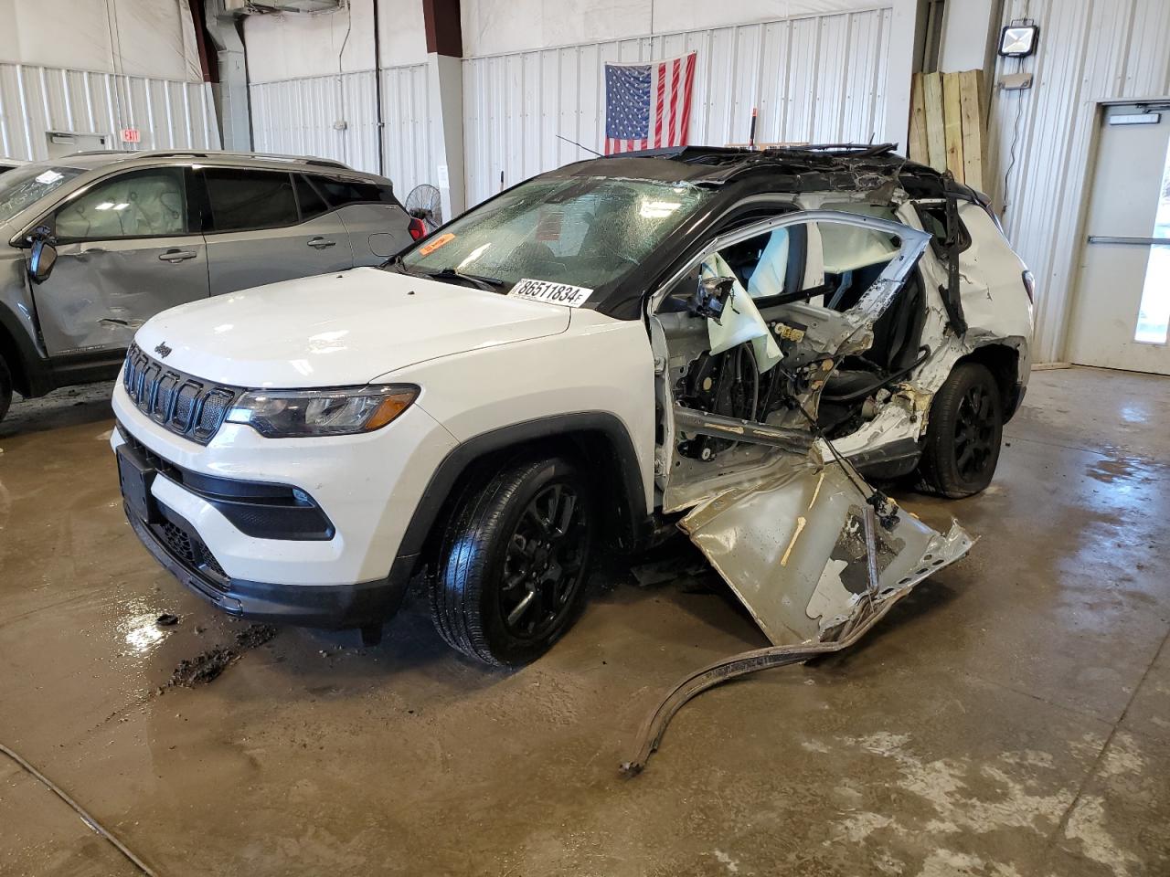 2022 JEEP COMPASS LATITUDE VIN:3C4NJCBB4NT234736