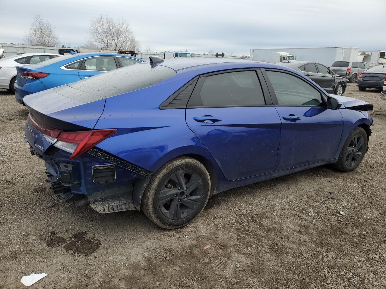 2023 HYUNDAI ELANTRA BLUE VIN:KMHLM4AJ2PU043009