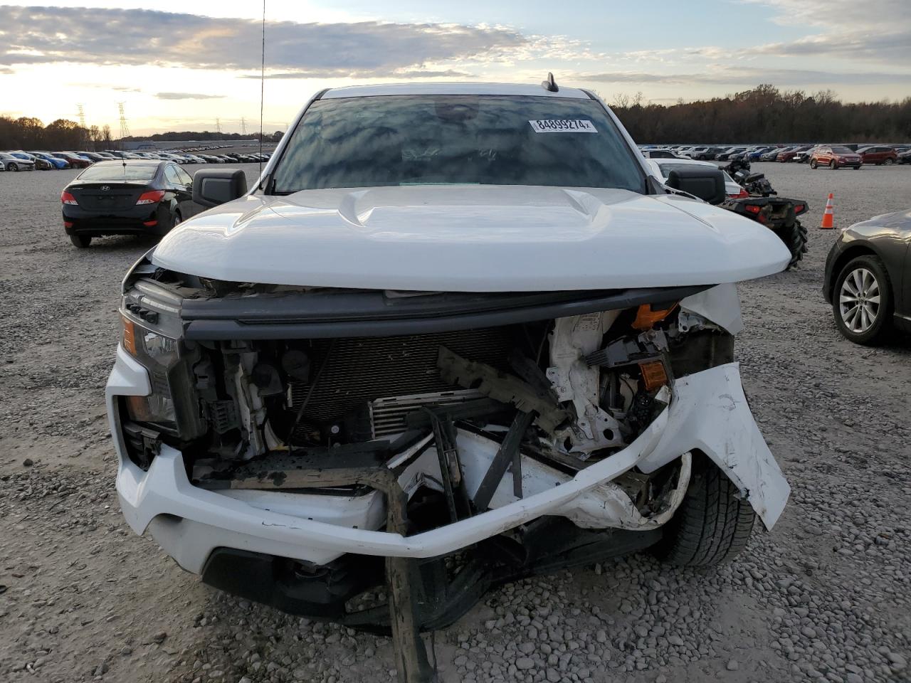 2022 CHEVROLET SILVERADO K1500 CUSTOM VIN:1GCPDBEK6NZ532753