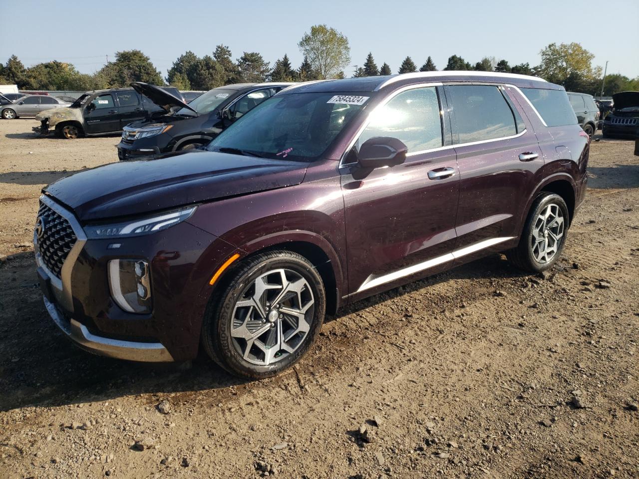 2022 HYUNDAI PALISADE CALLIGRAPHY VIN:KM8R7DHEXNU478593