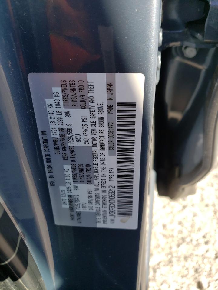 2022 MAZDA CX-5 PREFERRED VIN:JM3KFBCM7N0532121